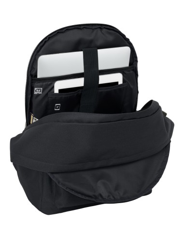 MOCHILA DOBLE PARA PORTATIL 15,6"+USB EL GANSO BASICS "ANTRACITA"