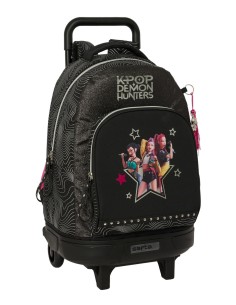 MOCHILA GDE. C/RUEDAS COMPACT EXTRAIBLE K-POP Demon Hunters - ENERGY