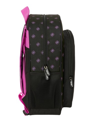 MOCHILA JUNIOR ADAPT.CARRO K-POP Demon Hunters - NEGRA