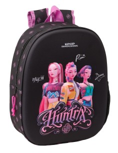 MOCHILA 3D K-POP Demon Hunters - NEGRA
