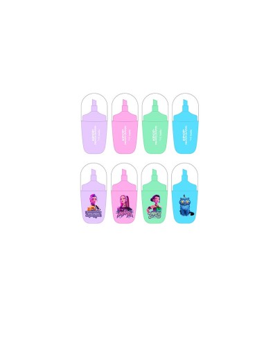 SET 4 ROTULADORES FLUORESCENTES K-POP Demon Hunters - STATIONERY