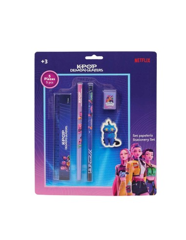 SET ESCRITURA K-POP Demon Hunters - STATIONERY