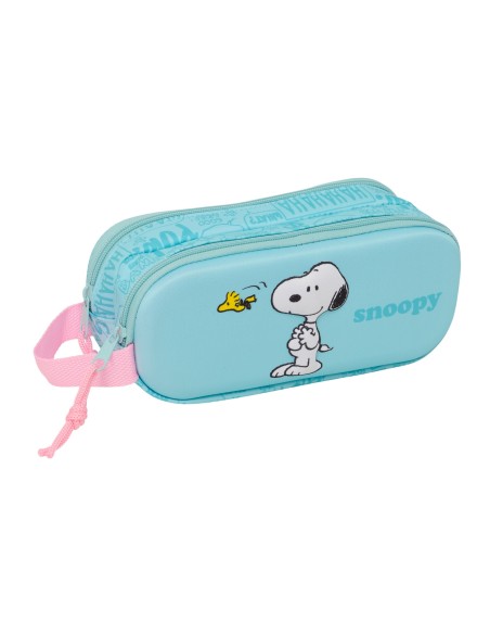 PORTATODO DOBLE 3D SNOOPY