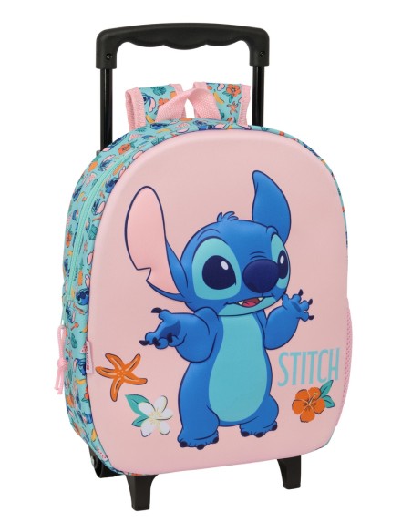 MOCHILA 3D CON RUEDAS STITCH