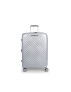 Maleta Trolley Mediano Gabol Queens Plata Maletas Mediana...