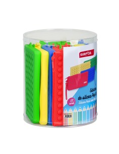 SET 12 PORT. PLANOS SILICONA SURT. POP IT Portatodo Estuc...