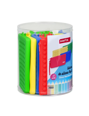SET 12 PORT. PLANOS SILICONA SURT. POP IT Portatodo Estuc...