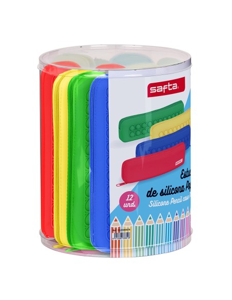 SET 12 PORT. ESTRECHOS SILICONA SURT. POP IT
