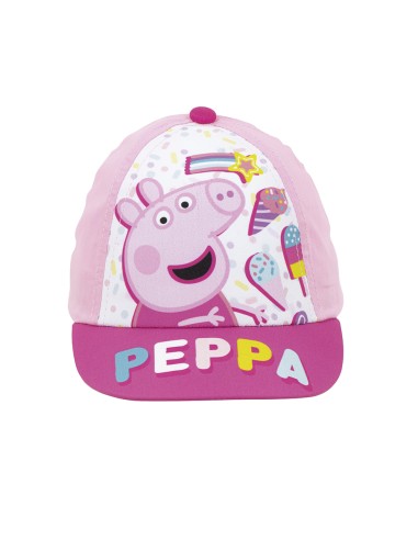 GORRA BEB ROSA AJUSTABLE 44/46 CM PEPPA PIG "BABY" Comple...