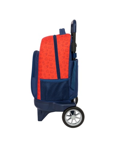 MOCHILA GDE. C/RUEDAS COMPACT EVOL. EXT. SUPER MARIO "TRI...
