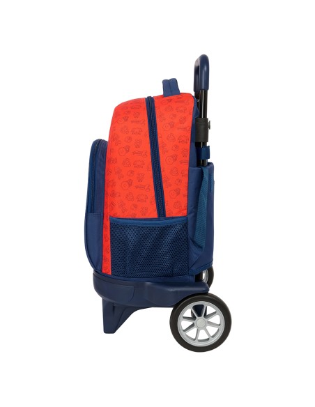 MOCHILA GDE. C/RUEDAS COMPACT EVOL. EXT. SUPER MARIO "TRI...
