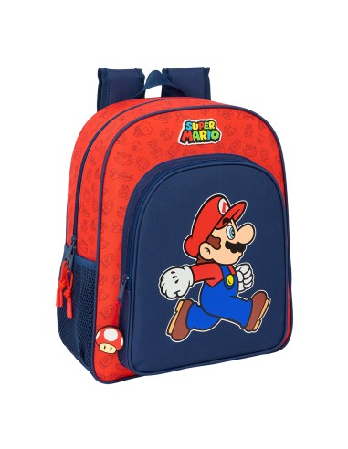 MOCHILA JUNIOR ADAPT.CARRO SUPER MARIO "TRICK" Mochilas E...