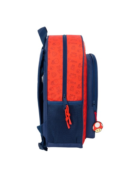 MOCHILA JUNIOR ADAPT.CARRO SUPER MARIO "TRICK" Mochilas E...