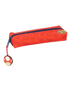 PORTATODO RECTANGULAR C/GOMA ELAST. 22CM SUPER MARIO "TRI...