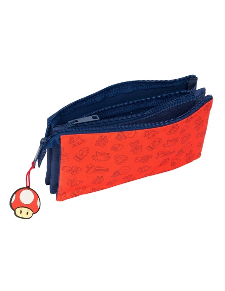 PORTATODO TRIPLE SUPER MARIO "TRICK" Portatodo Estuche | ...