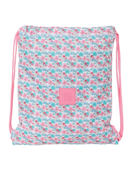 SACO PLANO RECICLADO MOOS "FLORES" Mochilas Saco Gym | Fr...