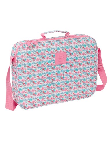 CARTERA EXTRAESCOLARES RECICLADO MOOS "FLORES" Mochila Ba...