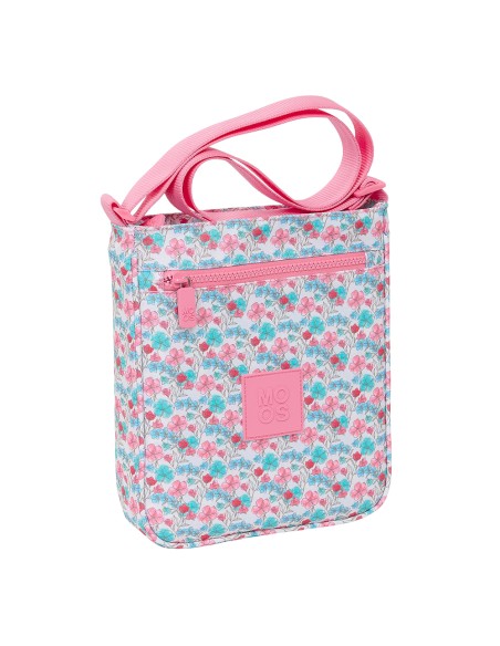BOLSITO BANDOLERA RECICLADO MOOS "FLORES" Bolsos Infantil...