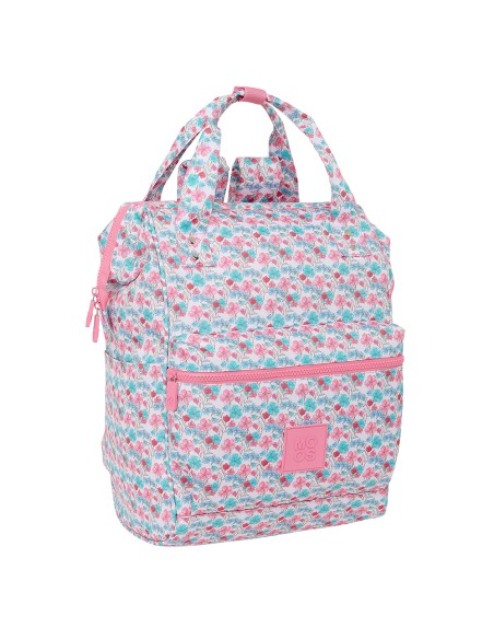 MOCHILA CON ASAS RECI PARA PORTATIL 13" MOOS "FLORES" Moc...