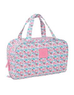NECESER RECTANGULAR RECICLADO MOOS "FLORES" Neceser-Meren...