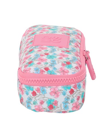 PORTATODO RECICLADO MOOS "FLORES" Portatodo Estuche | Fraber