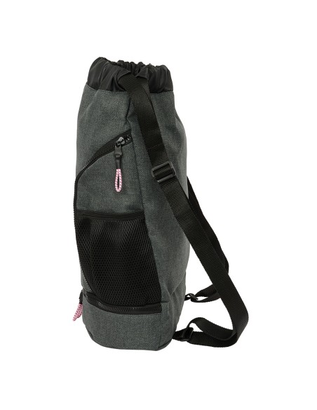 SACO MOCHILA KAPPA "SILVER PINK"