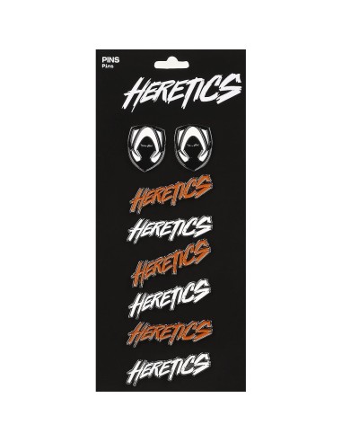BLISTER 8 PINS TEAM HERETICS