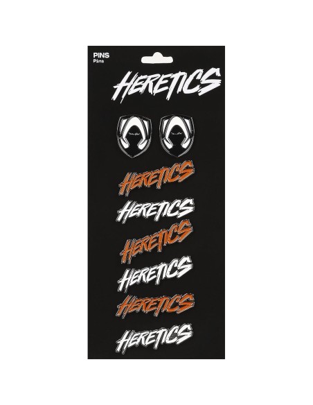 BLISTER 8 PINS TEAM HERETICS