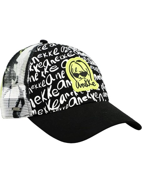 Anekke Gorra Negro/Blanco Complementos | Fraber