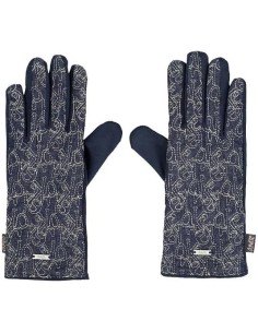 Guantes Tejido Mujer Anekke Azul Complementos | Fraber