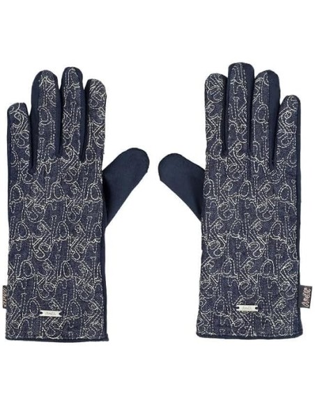 Guantes Tejido Mujer Anekke Azul Complementos | Fraber