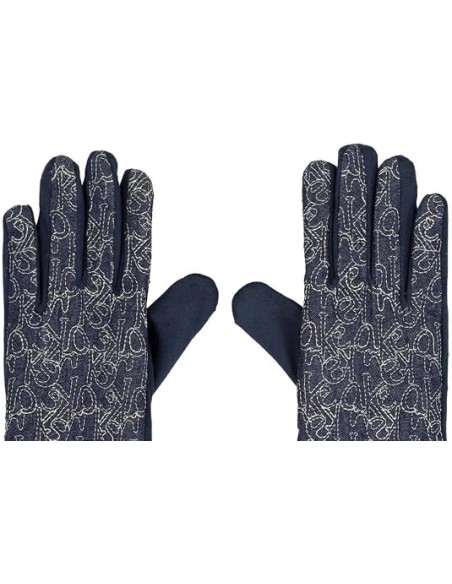 Guantes Tejido Mujer Anekke Azul Complementos | Fraber