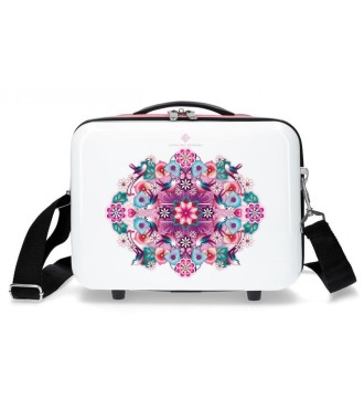 Neceser ABS Catalina Estrada Abanico adaptable a trolley rosa