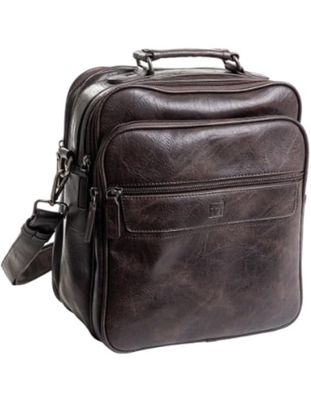 Bolso Bandolera Doble Matties Classic 40121-30 Marrón Bol...