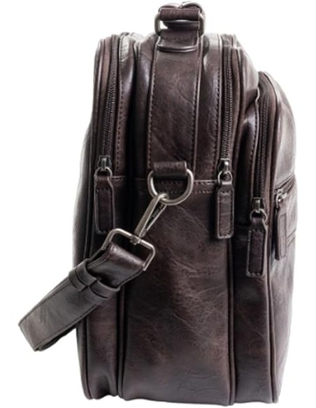 Bolso Bandolera Doble Matties Classic 40121-30 Marrón Bol...