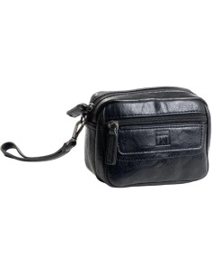 Cartera De Mano Matties Classic 40122-20 Negro Bolsos Hom...