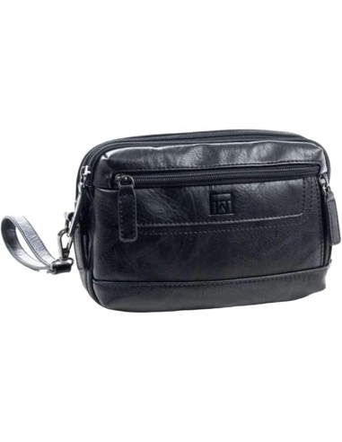 Cartera De Mano Doble Matties Classic 40123-20 Negro Bols...