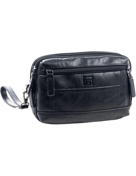 Cartera De Mano Doble Matties Classic 40123-20 Negro Bols...