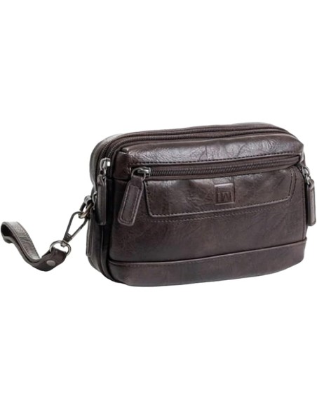 Cartera De Mano Doble Matties Classic 40123-30 Marrón Bol...