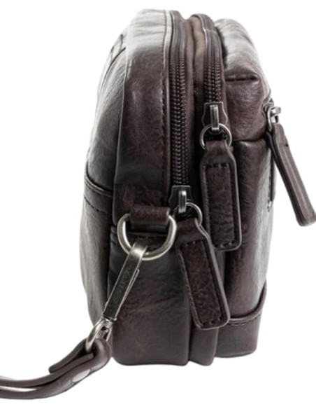 Cartera De Mano Doble Matties Classic 40123-30 Marrón Bol...