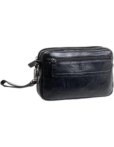 Cartera De Mano Matties Classic 40125-20 Negro Bolsos Hom...