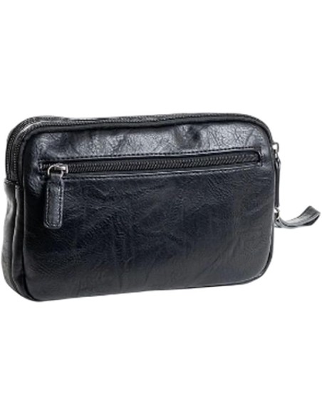 Cartera De Mano Matties Classic 40125-20 Negro Bolsos Hom...