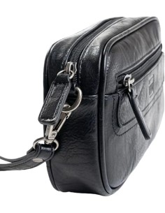 Cartera De Mano Matties Classic 40126-20 Negro Bolsos Hom...