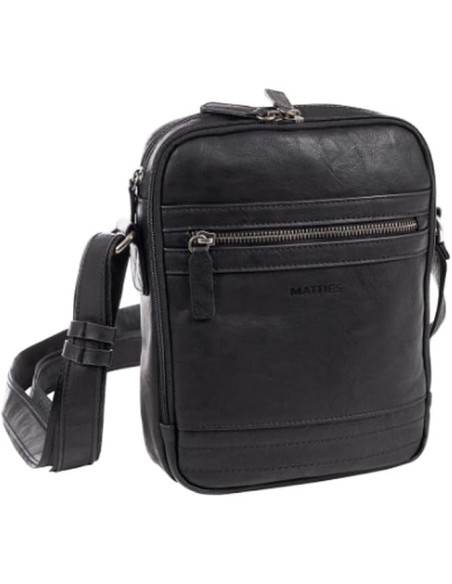 Bolso Bandolera Doble Juvenil Matties 40170-20 Negro Bols...