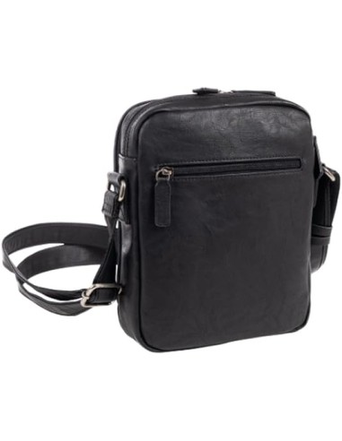 Bolso Bandolera Doble Juvenil Matties 40170-20 Negro Bols...