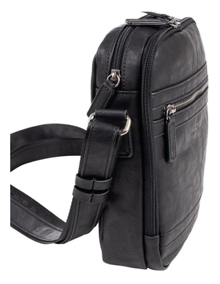 Bolso Bandolera Doble Juvenil Matties 40170-20 Negro Bols...