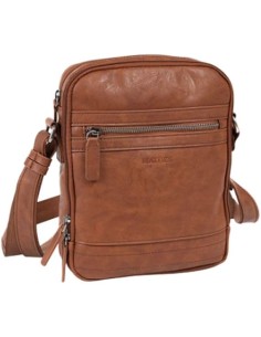 Bolso Bandolera Doble Juvenil Matties 40170-12 Cuero Bols...