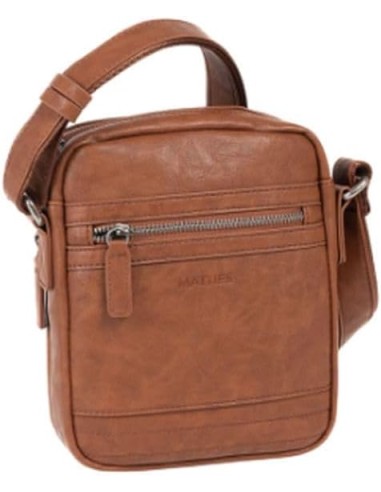 Bolso Bandolera Doble Juvenil Matties 40171-12 Cuero Bols...