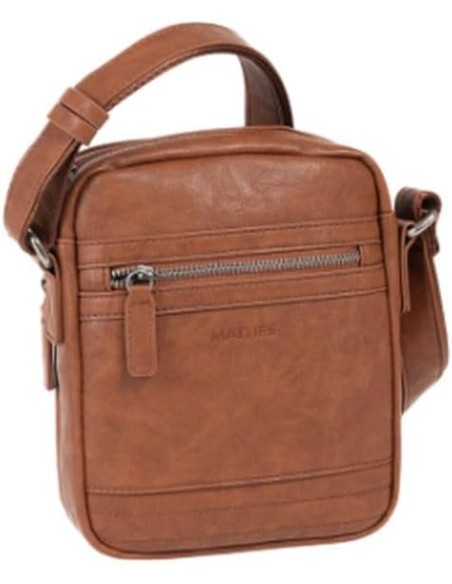 Bolso Bandolera Doble Juvenil Matties 40171-12 Cuero Bols...