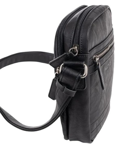 Bolso Bandolera Doble Juvenil Matties 40171-20 Negro Bols...